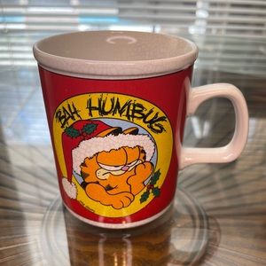 Vintage Enesco Garfield "Bah Humbug" Coffee Mug/Cup 1978 Christmas